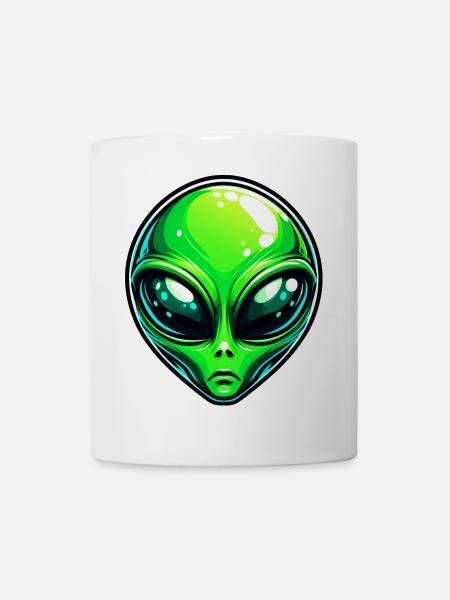 Alien extraterrestre martien - Mug blanc - blanc
