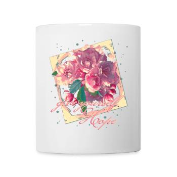 Give Yourself Hope Almond Blossoms - Mug - white - Front