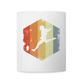 Vintage Football Player Sketch - Mug - white - Front