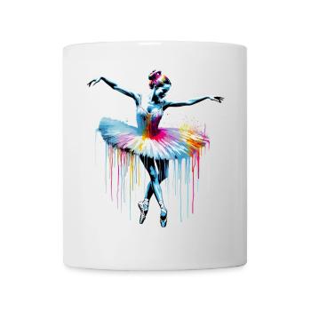 Ballet dancer with tutu - Mug - white - Front