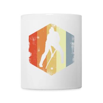 Retro Feldhockey Spieler - Tasse - Weiß - Vorne