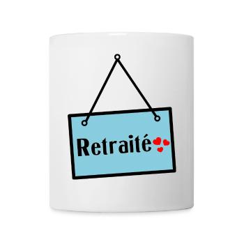 RETIREMENT. RETIREMENT. RETIRED - Mug - white - Front