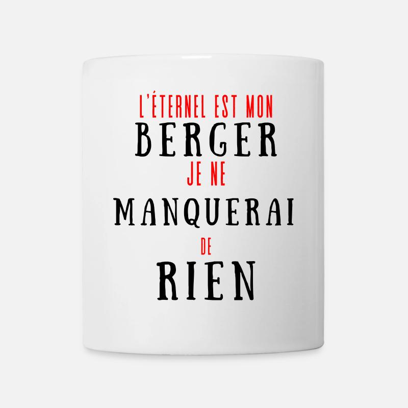 Citations existentielles en typographie noire - Mug blanc - blanc