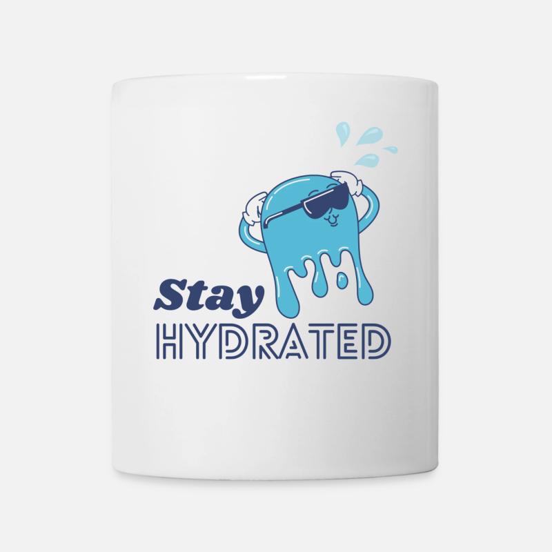 Restez hydraté - Mug blanc - blanc