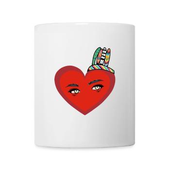 Shaman Heart Heart Shaman Eyes - Mug - white - Front