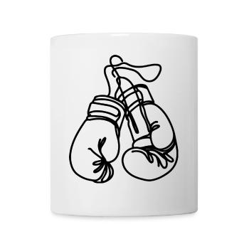 Boxing Gloves Sketch - Mug - white - Front