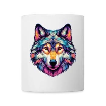 Wolf - Tasse - Weiß - Vorne