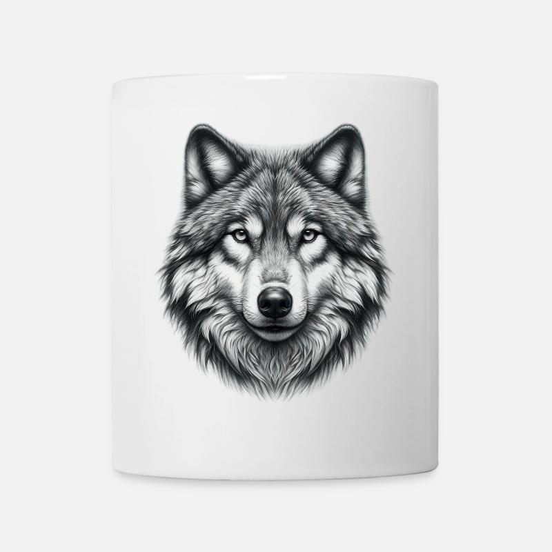 Wolf - Mug - white