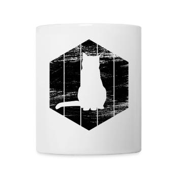Cat Drawing - Mug - white - Front