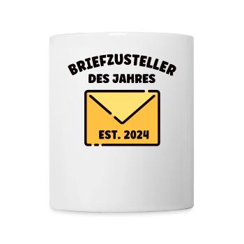 Briefzusteller des Jahres 2024 Post KEP Ausbildung - Tasse - Weiß - Vorne