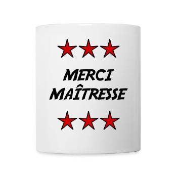 THANK YOU. MISTRESS. MASTER. THANK YOU MISTRESS - Mug - white - Front