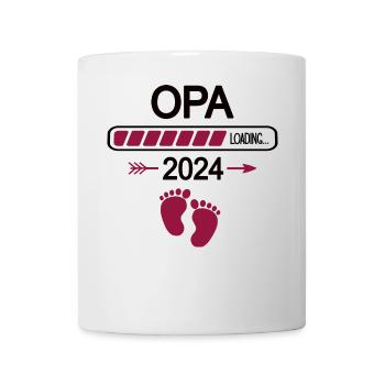Opa Loading 2024 Ich Werde Opi Großvater Werden - Tasse - Weiß - Vorne