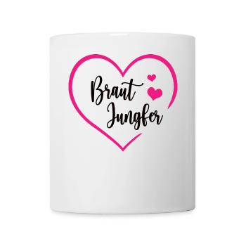 Brautjungfer Beste Freundin Danke Brautjungfern - Tasse - Weiß - Vorne