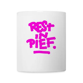 REPOS À PIEF (R.I.P.) - Mug blanc - blanc - Devant