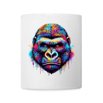Gorille - Mug blanc - blanc - Devant