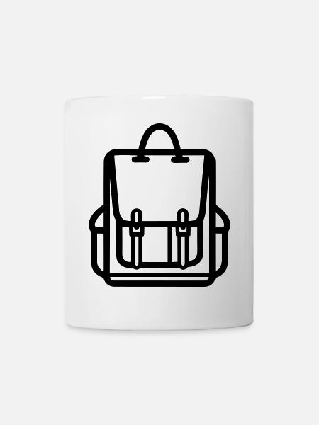Sac à dos - Mug blanc - blanc