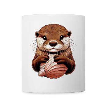 Otter - Tasse - Weiß - Vorne