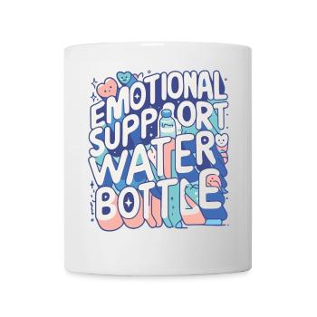 Emotional Support Wasserflasche - Tasse - Weiß - Vorne