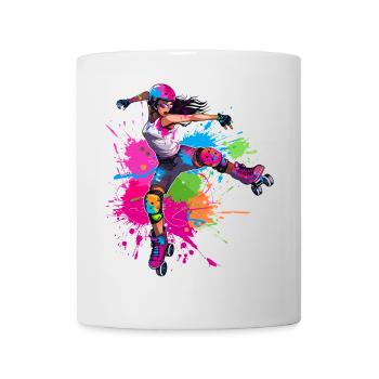 Roller Skater Girl - Mug - white - Front