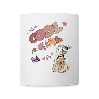 Cool Girl, Girl - Mug - white - Front