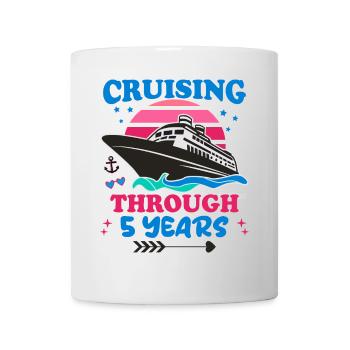 Cruising Through 5 Years Wedding Anniversary - Mug - white - Front