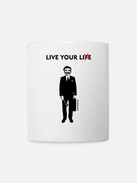 LIVE YOUR LIE-STUDIOHAKA - Tasse - Weiß