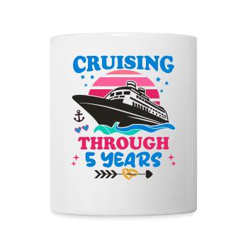 Cruising Through 5 Years Wedding Anniversary - Mug - white - Front