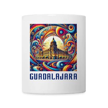 Guadalajara Mexiko Abstrakt Design - Tasse - Weiß - Vorne