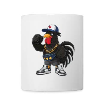 Talahon Bauchtasche Cap Goldkette Gangster - Tasse - Weiß - Vorne