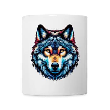 Wolf - Tasse - Weiß - Vorne