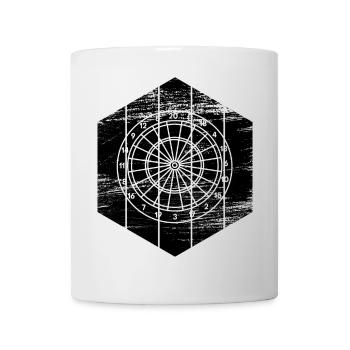 Dartboard - Mug - white - Front