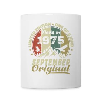 1975 - Im September 1975 werden die Legenden geboren - Tasse - Weiß - Vorne