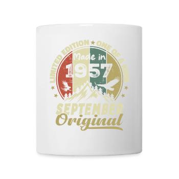 1957 - Im September 1957 wurden die Legenden geboren - Tasse - Weiß - Vorne