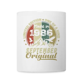 1986 - Les légendes sont nées en septembre 1986 - Mug blanc - blanc - Devant