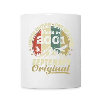 2001 – Legenden werden im September 2001 geboren - Tasse - Weiß - Vorne