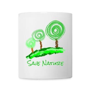 Trees Abstract - Mug - white - Front