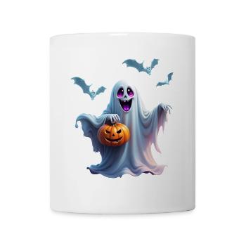 Das charmante Halloween-Design vermittelt. - Tasse - Weiß - Vorne