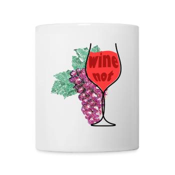 Wine & Grape - Mug - white - Front