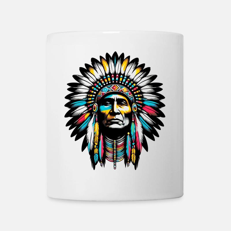 American Indian American - Mug - white