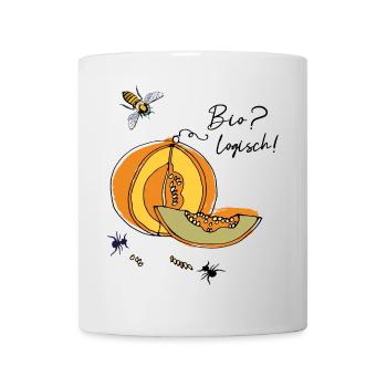Biologist, Pumpkin, Ants - Mug - white - Front