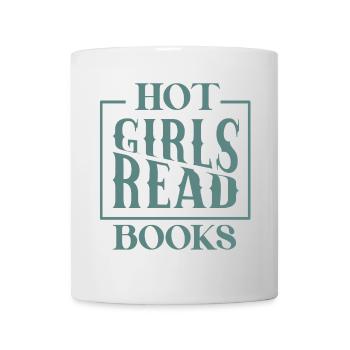 Hot Girls Books - Mug - white - Front