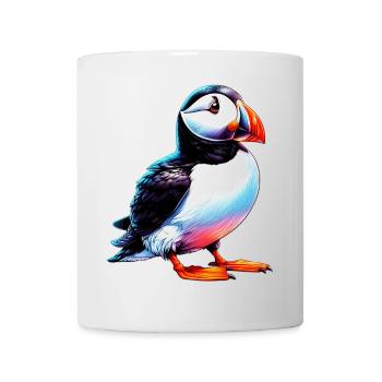 Papageitaucher - Tasse - Weiß - Vorne