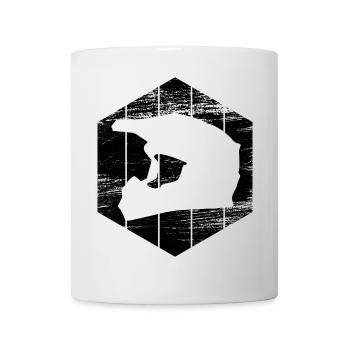 Motocross Helmet Graphic - Mug - white - Front
