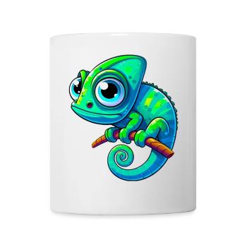 Caméléon - Mug blanc - blanc - Devant