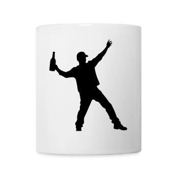 Boisson Silhouette Fête - Mug blanc - blanc - Devant