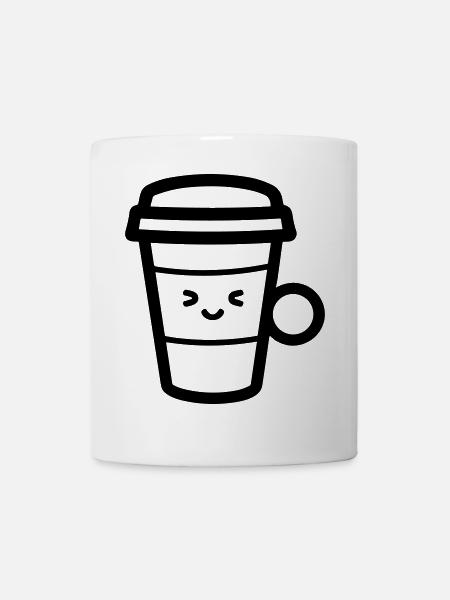 Kaffeebecher - Tasse - Weiß