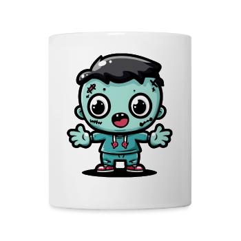 Zombie Halloween Creepy Kawaii - Mug - white - Front