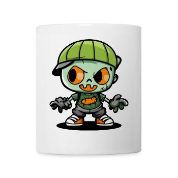 Zombie Halloween Cute Baby - Mug - white - Front