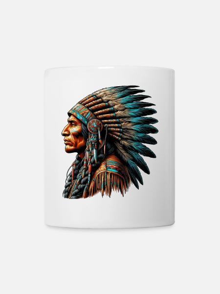 American Indian American - Mug - white