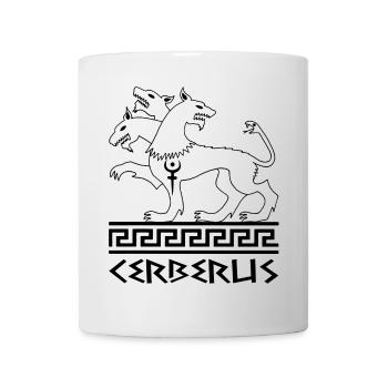 Black Cerberus Wolf Dog - Mug - white - Front